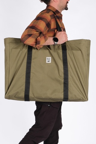 Bag The Joy Ahşap Portatif Katlanır Kamp Rafı - Antrasit