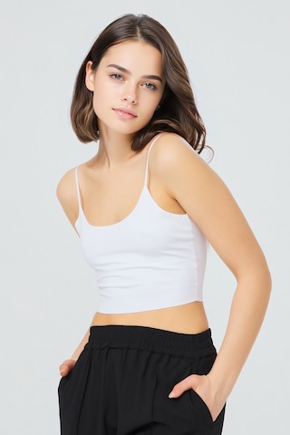 Grımelange Vele Ayarlanabilir İnce Askılı Lazer Kesim 3'lü Paket Crop Syh/byz/ten Rengi Büstiyer