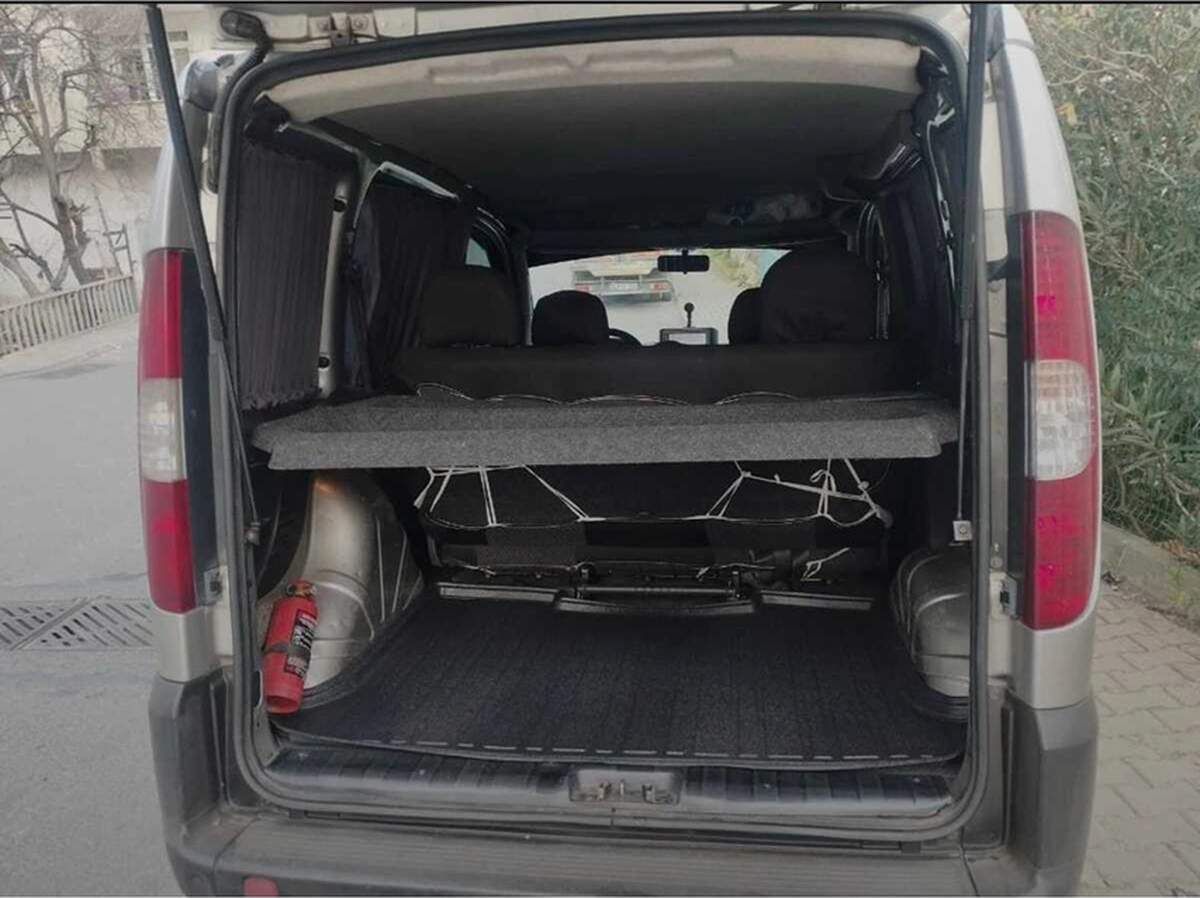 Fiat Doblo 2001-2009 Araca Özel Üretim Bagaj Havuzu A+