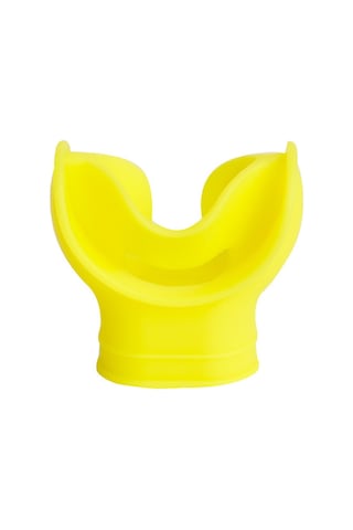 Geeroyoo Universal Renkli Silikon Ağız Demiri: Su Dalışında Konforlu Solunum, Ayarlanabilir Akış, Dayanıklı Ve Hafif - Sarı, Tek Boyut