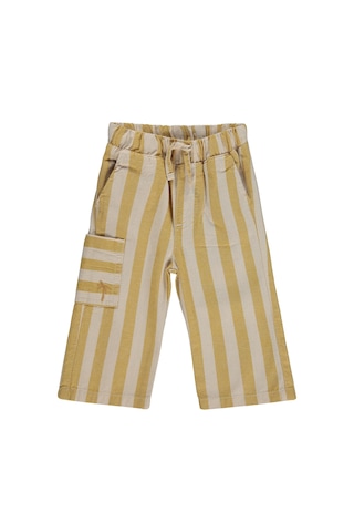 Civil Baby Çizgili Yan Cepli 6-18 Ay Pantolon - Hardal