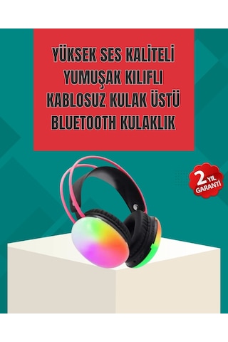 Mey Najmaddin Type-c Şarjlı Rgb Işıklı Bluetooth Kulaklığı Najmaddin