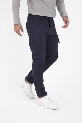 Camp Scoutland Camp593 Outdoor Softshell Su Ve Rüzgara Dayanıklı içi Polarlı Kışlık Erkek Lacivert Taktik Pantolon