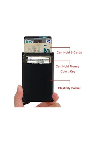 Trendooze Linjinxu Rfıd Metal Kart Kılıfı, Kredi Kartı Tutucu, Yeşil Diğer