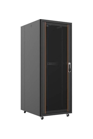 42u 800x1000mm Dikili Tip Siyah Kabinet Vega Ag-vb42u8010s1 Cam Kapak