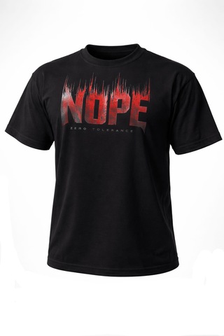 Dark Line Pamuk Unisex Siyah-beyaz Renk Oversize T-shirt Nope Beyaz - Siyah S