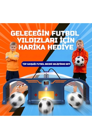 Top Kavşağı Futbol Beceri Geliştirme Seti Mavi