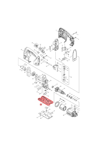 Makita 4350CT Alt Tabla Ürün Kodu 317565-8