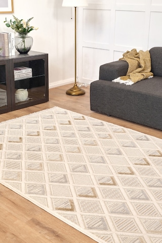 Kaşmir Halı 7/24 Luna Zodiac 80x150 CM Salon Mutfak Halısı Yolluk Kilim