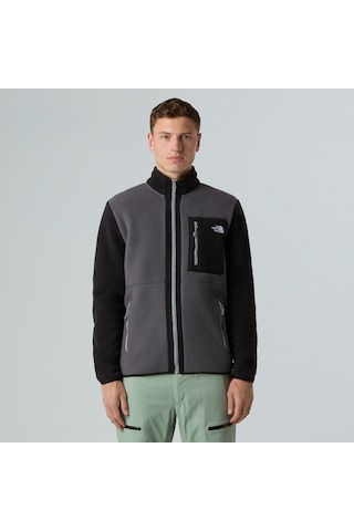 The North Face Yumiori Full Zipped Erkek Gri Polar Üst Nf0a883rwvo1 Gri