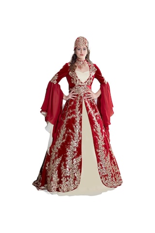 Ceyyiz Bindallı Kına Elbisesi 5 Parça Lesya