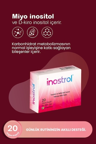 Inostrol 20 Vegan Kapsül