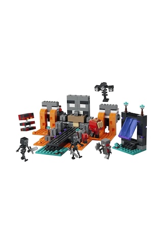 LEGO® Minecraft® Wither Savaşı 21590 - 8 Yaş Üzeri Çocuklar için Eşya Yapma Masası İçeren Yaratıcı Oyuncak Yapım Seti (494 Parça)