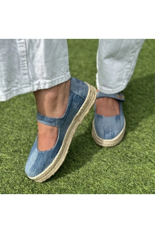 10021873 Dark Sky Blue Espadril / Keten Kadın 10021878 10021863 10021873 Toms Carolina Maryjane E 10021873 Dark Sky Blue
