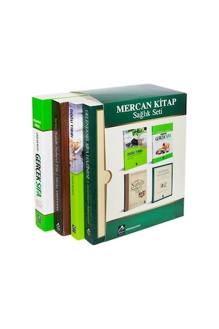Mercan Sağlık Seti - Gerçek Şifa Doğu Tıbbı Nebevi Tıp Şifa Hazinesi - 4 Kitap Kutulu Set - Derya Düzgün - Mercan Kitap