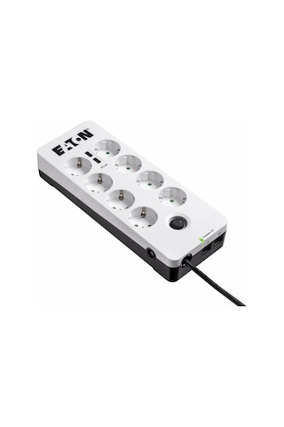 Eaton 8'li Akım Korumalı Priz Beyaz