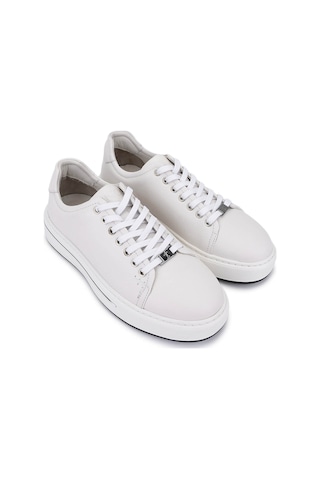 Tamer Tanca Erkek Hakiki Deri Kirli Beyaz Sneakers & Spor Ayakkabı 298 3259-8086 Erk Ayk Sk25-26 Kırlı Beyaz Mrsl Beyaz