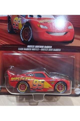 Disney Pixar Cars Arabalar Tekli Karakter Araçlar Rusteze Lightning Mcqueen Kırmızı