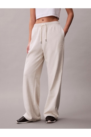 Calvin Klein Kabartma Monologo Havlu Kumaş Kadın Gri Eşofman Altı Lv047f206g-p4p Gri