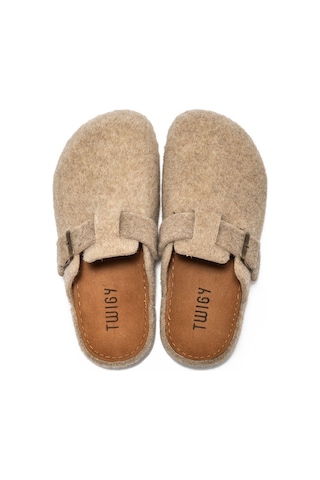 Twigy Tuana Kadın,Garson Boy Ev Terliği Bej 36/40 AA0194