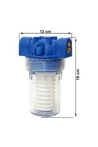 Aquafer 5'' Yıkanabilir Filtre 1/2 inc 50 Mikron Su Süzme Filtres