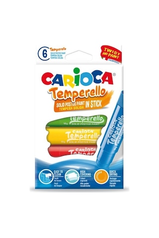 Carioca Temperello Stick Poster Boya Kalemi 6'Lı