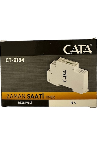 Cata Ct-9184 16 Amper Rezerveli Zaman Saati 2 Adet