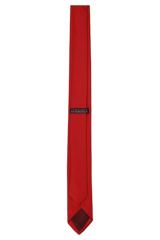Hatemoğlu Kırmızı Düz Klasik Micro Kravat 261810Etc003 017 Kırmızı