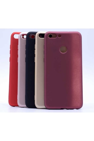Huawei P Smart 2018 (FIG-LX1) - Kılıf Mat Soft Renkli Esnek Premier Silikon Kapak