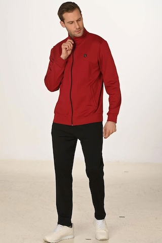Marco Ferry Erkek Bordo Dalgıç Kumaş Spor Eşofman Takım Edy5256b Bordo
