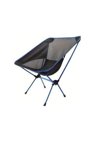 Dashanshop Ergonomik Alüminyum Katlanabilir Kamp Sandalyesi Koyu Mavi Hafif Tasinabilir 99 79kg Kapasite Koyu Mavi