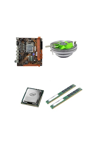 RamtechRBD128 İ5-4570 İşlemci + H81DA V1.2 Anakart + 16 GB Ram + M800 Fan Bundel Set