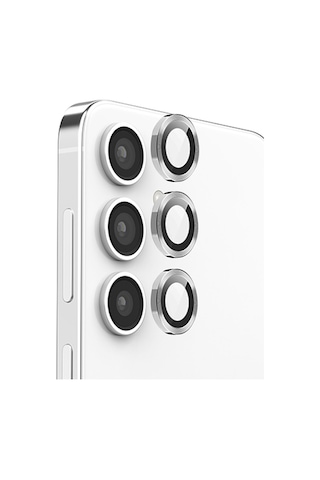 Galaxy Uyumlu Uyumlu S24 Fe Raze Metal Kamera Lens - Gri