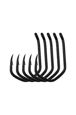 Yuntech01 50 Adet 6 Numara Yüksek Karbon Çelik Üçgen Balık İğnesi - Kutulu Paket