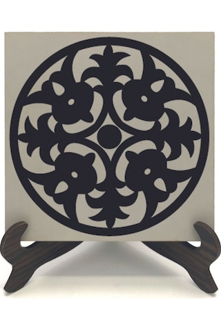 Barok Desen Baskılı Mdf Masaüstlük 10x10 530