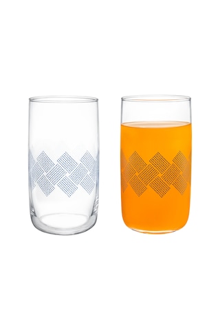 Madame Coco Musette Blue Rugs 4'Lü Meşrubat Bardağı Seti 365 ML