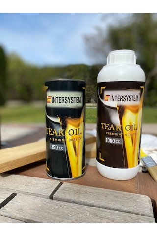 Teak Oil, Mobilyalarınız İçin Gerçek Tik Yağı, IROKO Yağı, Ahşap Bakım 850 cc