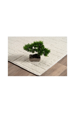 Raschel Carpet Kaymaz Taban Moopy Krem Bukleli Yumuşak Soft Dokuma Yolluk Halı Salon Halısı Lp1001a Krem Krem