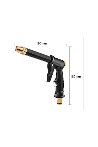 Hallow Taşınabilir Yüksek Basınçlı Sulama Makinesi Siyah