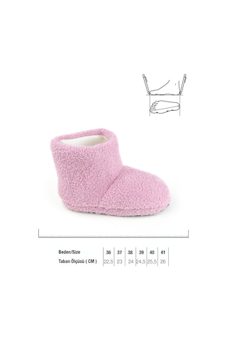 Gezer Kışlık Ev İçi Kadın Panduf Bot GA7KZE.03323.00.020.0C Pembe
