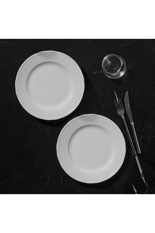 Güral Porselen Venedik 6 Parça 26 Cm Servis Tabağı Diğer