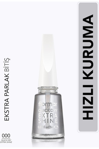 Flormar Tırnak Bakımı - Quick Dry Extra Shine Redesign 000 8690604560547 35000026