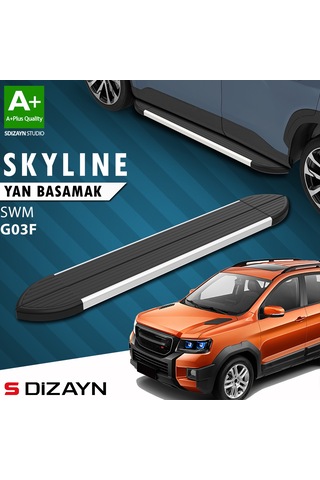 S-dizayn Swm G03f Skyline Aluminyum Yan Basamak 193 Cm 2023 Üzeri A+ Kalite