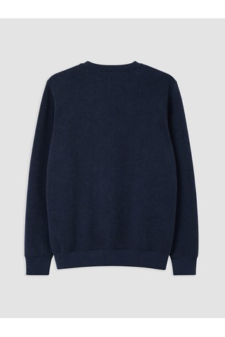 Lcwaıkıkı Classic Lacivert Bisiklet Yaka Erkek Sweatshirt
