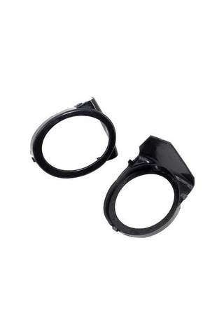 Supermarket1 Bmw 3 E46 M3 2000-2005 İçin Tek Delik Sis Lambası Çerçevesi Seti - Dayanıklı Plastik, Kolay Kurulum, Siyah