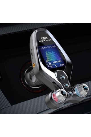 Willowhaven C26s Araba Bluetooth Araç Şarj Araba Fm Verici Araba Bluetooth-gri