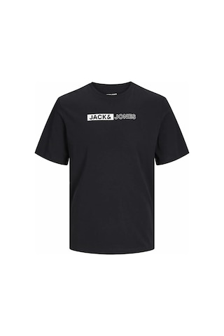 Jack & Jones Plus Tişört Plus Logolu Tişört Black
