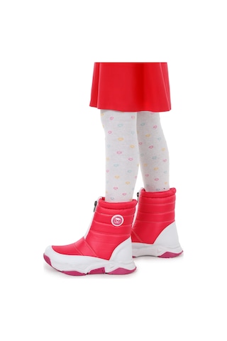 Kiko Kids Sumo Fermuarlı Kız Çocuk Kar Botu Fuşya - Pembe Fuşya - Pembe