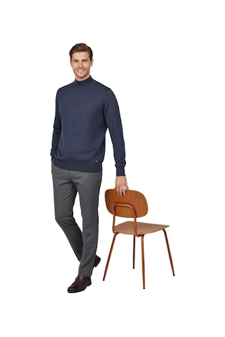 Erkek Yarım Balıkçı Yaka Regular Fit Kazak Bgl-st04954 Füme