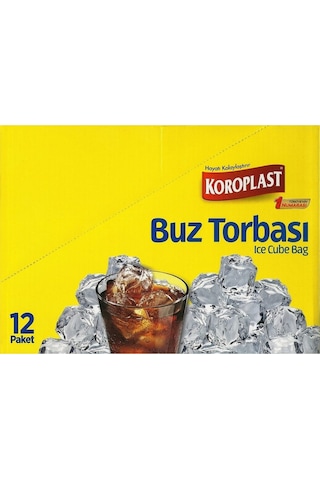 Koroplast Buz Torbası 12'li 196 Buz Küpü